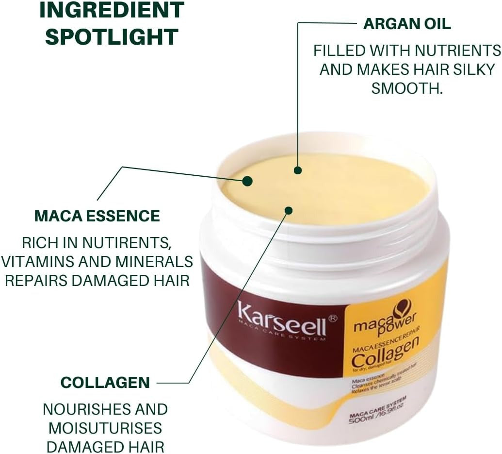 Karseell Collagen Deep Repair Conditioning Hair Mask | قناع الشعر كارسيل بالكولاجين لإصلاح الشعر بعمق