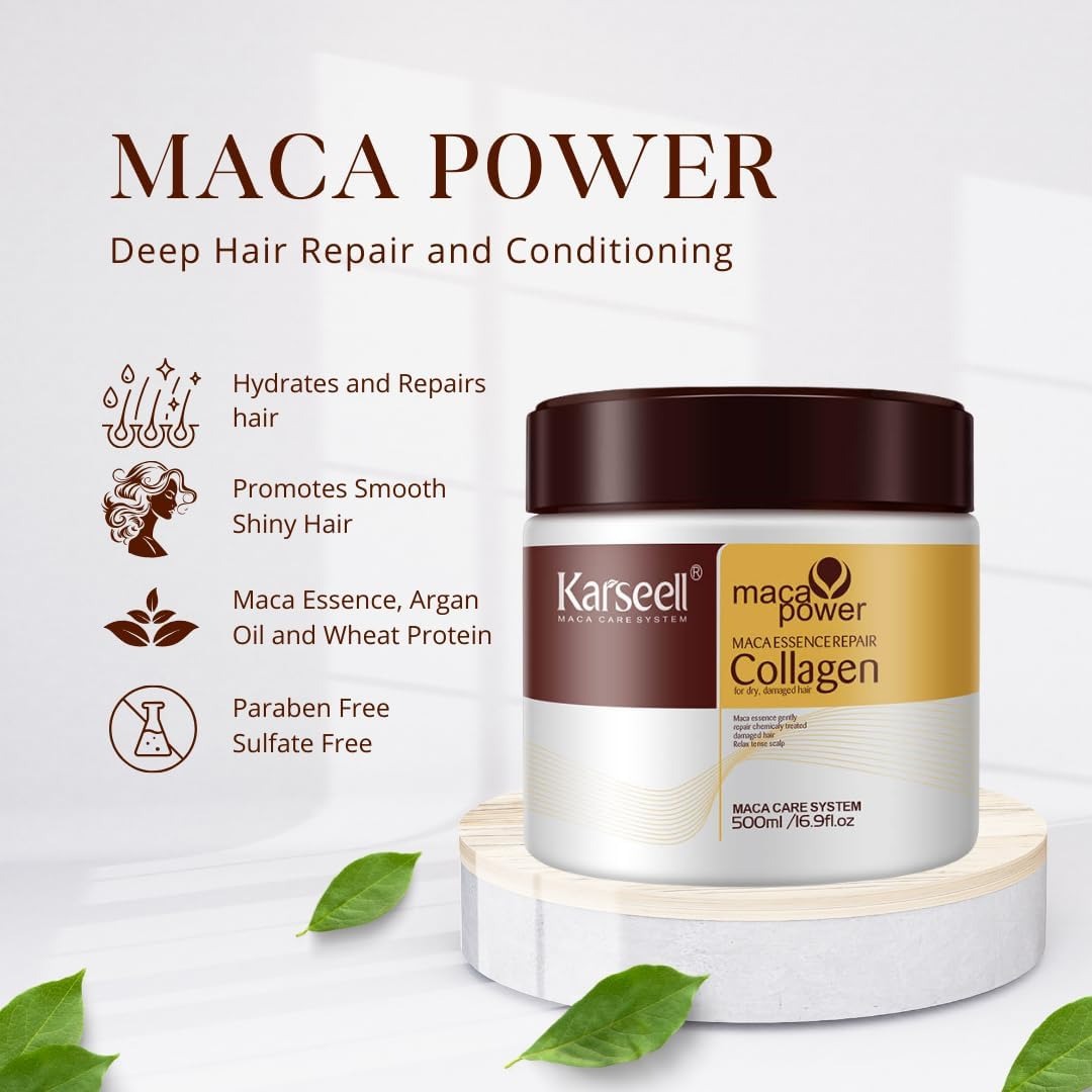 Karseell Collagen Deep Repair Conditioning Hair Mask | قناع الشعر كارسيل بالكولاجين لإصلاح الشعر بعمق
