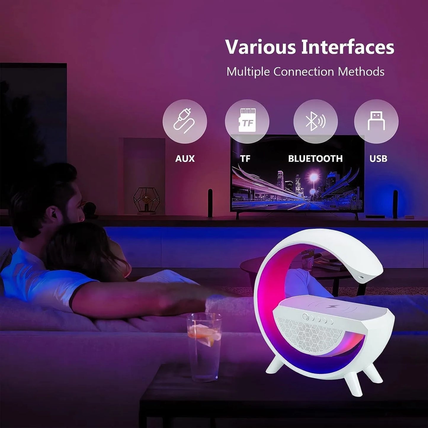 G-Shaped 3 in 1 Bluetooth Speaker with FM Radio || مكبر صوت بلوتوث 3 في 1 على شكل حرف G مع راديو