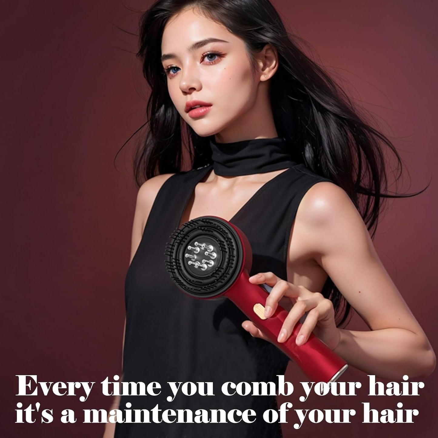 Scalp Massager Brush || فرشاة مدلك فروة الرأس