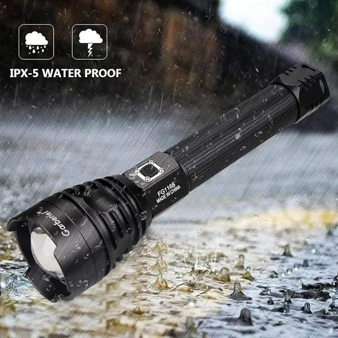 P90 LED Rechargeable Laser Flashlight || مصباح يدوي ليزر قابل لإعادة الشحن P90