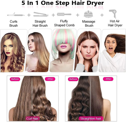 5 In 1 Hot Air Styler Curler Brush || فرشاة تجعيد الشعر بالهواء الساخن 5 في 1