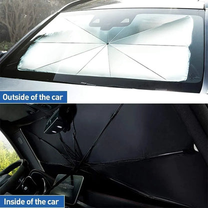 Car Windshield Sun Shade Umbrella || مظلة واقية من الشمس للزجاج الأمامي للسيارة
